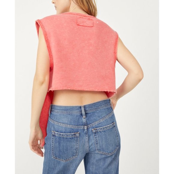 🎉LAST CHANCE🎉 NWT Free People Fresh to Def Pullover / Guava Berry - Picture 3 of 7